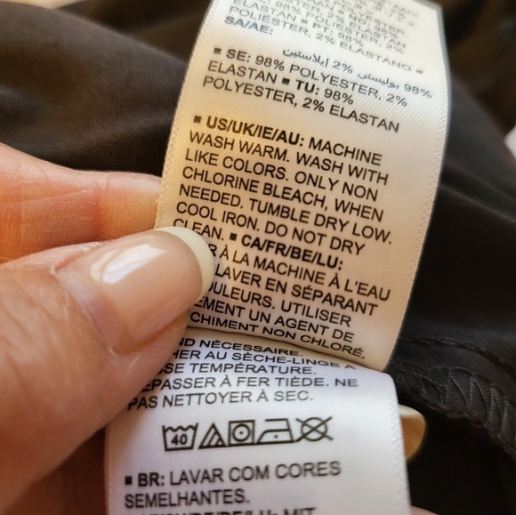 Amazon Essentials NWOT black slim golf shorts 38w - Picture 13 of 14